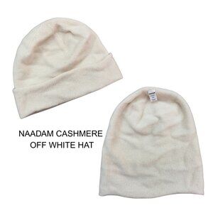 ❄️ OFF WHITE CASHMERE NAADAM BEANIE